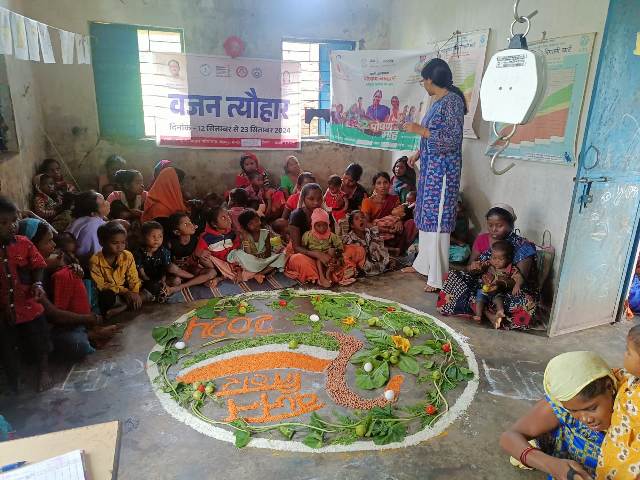 राष्ट्रीय पोषण माह के अंतर्गत गतिविधियों के संचालन में जशपुर जिला प्रदेश में अव्वल