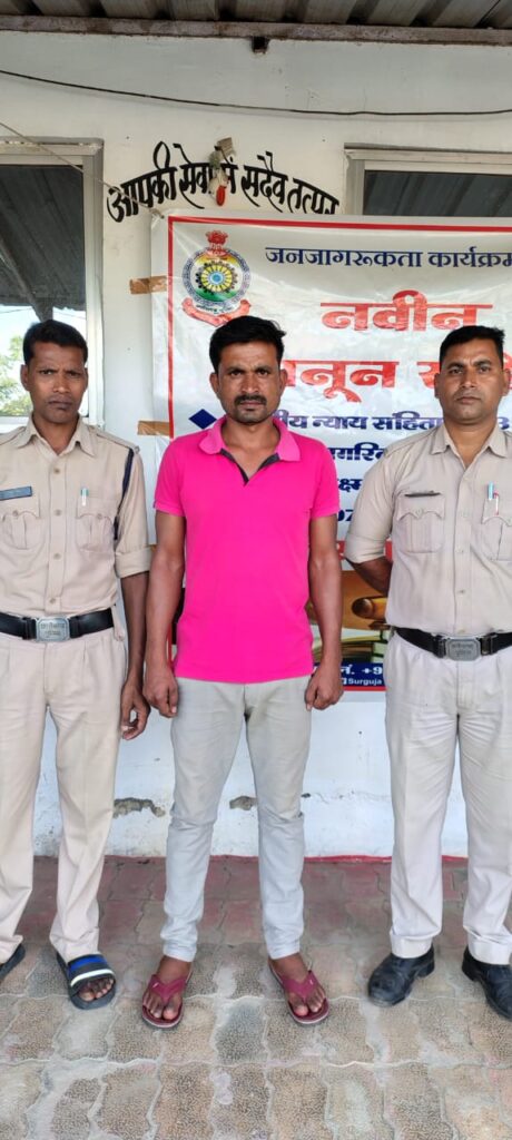 शादी का झांसा देकर जबरन दुष्कर्म करने के मामले में सरगुजा पुलिस की कड़ी कार्यवाही जारी : मामले का आरोपी किया गया गिरफ्तार, भेजा गया न्यायिक अभिरक्षा में.