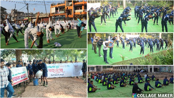 जशपुर : जनजातीय गौरव दिवस पदयात्रा के पूर्व में विभिन्न स्थानों में दो दिवसीय योगाभ्यास और स्वच्छता श्रमदान कार्यक्रम हुआ सम्पन्न