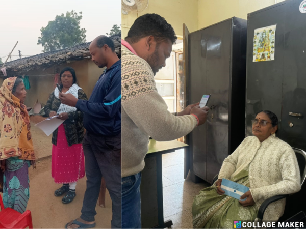 आयुष्मान भारत प्रधानमंत्री जन आरोग्य योजना : बालाछापर के 76 वर्षीय धनेश्वरी सिंह और कोतबा की सुधनी बाई का बनाया गया आयुष्मान वय वंदना कार्ड.