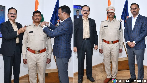 पुलिस महानिरीक्षक रेंज द्वारा 8 प्रधान आरक्षकों को सहायक उप निरीक्षक के पद पर पदोन्नति, यातायात मुख्यालय में हुआ सम्मान समारोह