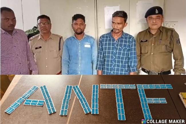 रायपुर पुलिस ने बड़ी कार्यवाही करते हुए 2 अंतर्राज्यीय नशीली टेबलेट तस्करों को रंगे हाथ पकड़ा, 732 प्रतिबंधित टेबलेट, 1.5 लाख रुपये का माल और दो मोबाइल फोन सहित एक्टिवा वाहन जब्त!