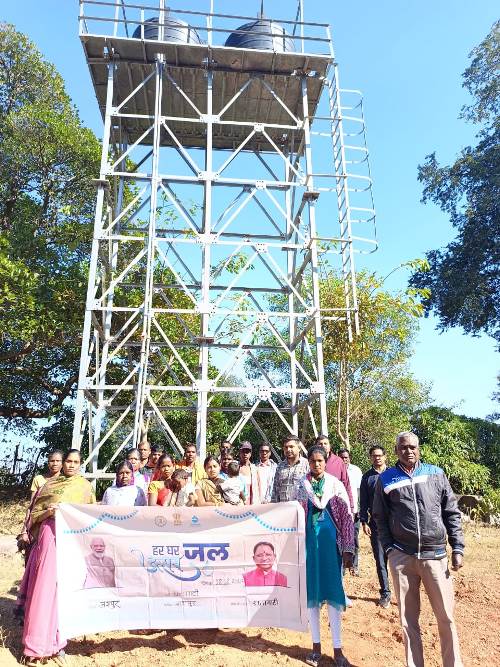 जशपुर : रातामाटी गांव ‘‘हर घर जल’’ श्रेणी में हुआ शामिल, 103 क्रियाशील घरेलू नल कनेक्शन के माध्यम से गांव के सभी लोगों को मिल रहा है घर पर पानी