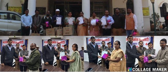 जशपुर : उत्कृष्ट कार्य करने वाले 6 शिक्षकों और 3 संकुल समन्वयकों को किया गया सम्मानित
