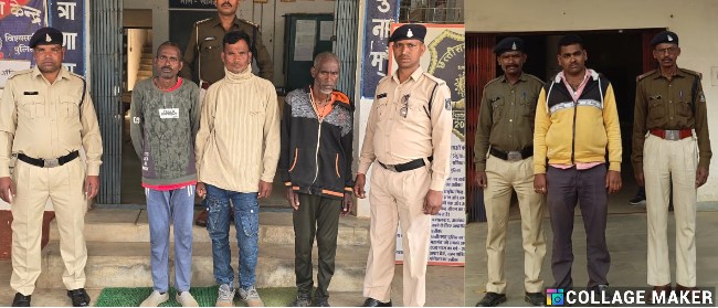 जशपुर पुलिस का ऑपरेशन शंखनाद : 04 गौ तस्कर गिरफ्तार, 07 गौवंश मुक्त, पिक-अप वाहन जप्त!