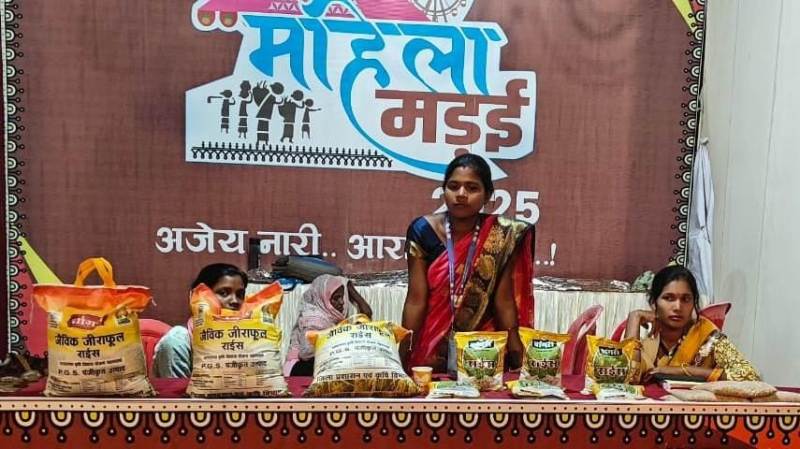 राज्य स्तरीय महिला मड़ई को लोगों का मिल रहा अच्छा प्रतिसाद : सशक्त महिला समृद्ध महिला थीम पर आयोजित है मड़ई