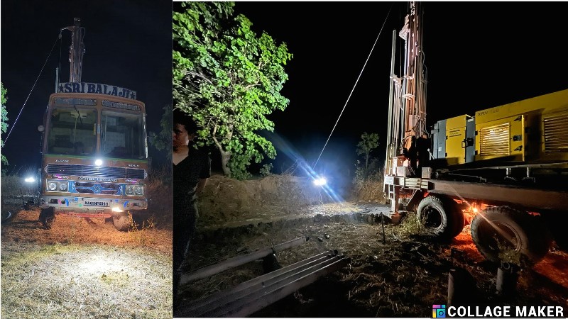 बिना अनुमति के बोर खनन पर राजस्व टीम ने की कार्रवाई,बोर वाहन जब्त