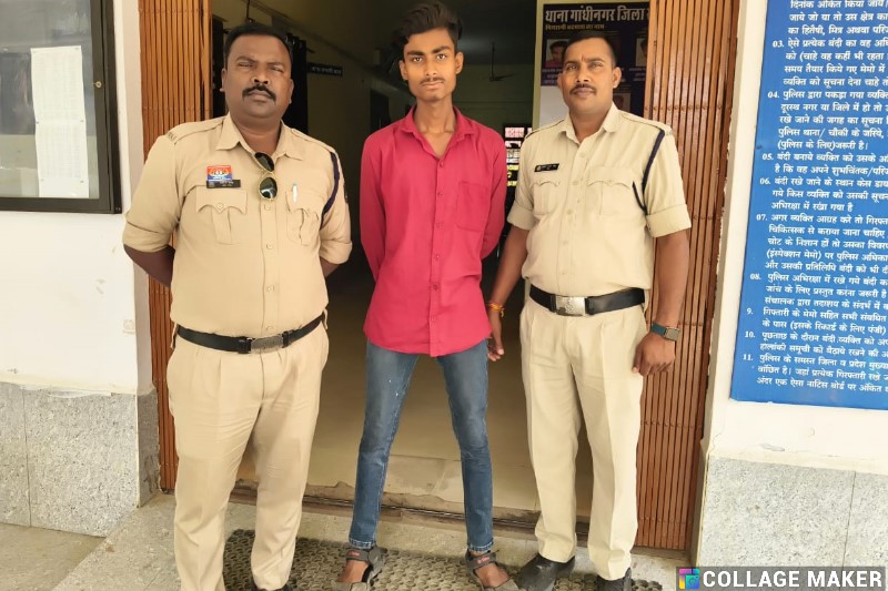 पुलिस की मुस्तैदी से बड़ी कार्रवाई : गांधीनगर थाना क्षेत्र में चालीस हजार रुपये के नशीले इंजेक्शन के साथ युवक गिरफ्तार, न्यायालय के समक्ष किया गया पेश.