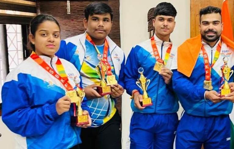 नेपाल में चमके छत्तीसगढ़ के सितारे: कबीरधाम के चार होनहार युवाओं ने लहराया भारत का परचम