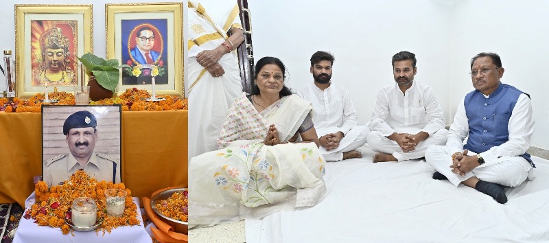 मुख्यमंत्री विष्णु देव साय ने स्वर्गीय श्री बहादुर सिंह जागृत को श्रद्धांजलि अर्पित की