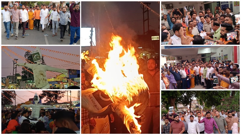 कुनकुरी में भाजपा ने किया उग्र विरोध: कांग्रेस नेता यू.डी. मिंज के सोशल मीडिया पोस्ट पर देशद्रोह का मुकदमा दर्ज करने की मांग