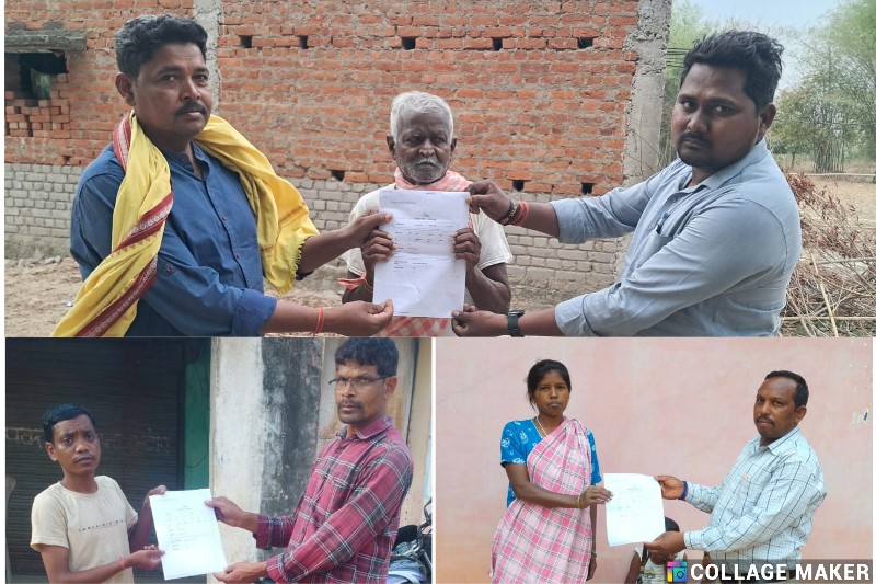 जशपुर : सुशासन तिहार में प्राप्त आवेदनों का किया जा रहा निराकरण, नरेन्द्र कुमार यादव, मोरछू राम और सोहनी तिर्की को शौचालय निर्माण की मिली स्वीकृति