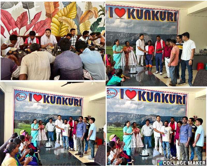 कुनकुरी में बोरे बासी तिहार की अनूठी छटा, नपं अध्यक्ष विनयशील ने श्रमिकों को गमछा पहनाकर दिया सम्मान, बैठकर खाया पारंपरिक भोजन