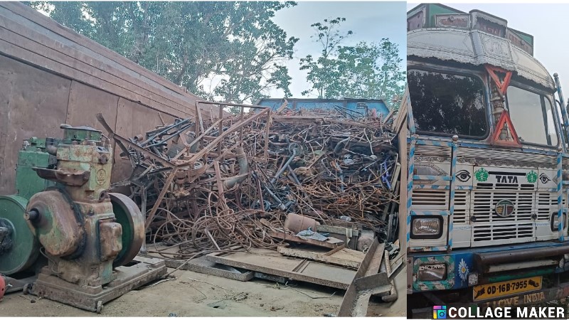 कुनकुरी में पुलिस ने पकड़ा ओडिशा जा रहा अवैध कबाड़ से भरा ट्रक, गहराता संरक्षण का संदेह