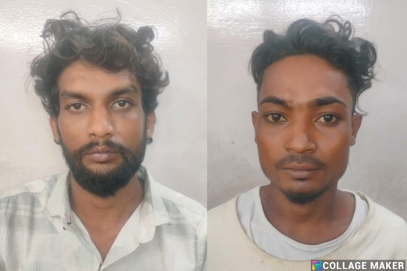 धारदार चाकू लहराकर दहशत फैलाने वाले दो आरोपी रायपुर पुलिस की गिरफ्त में, खमतराई बाजार और भनपुरी ओवरब्रिज पर आम लोगों को आतंकित कर रहे दो युवक गिरफ्तार.
