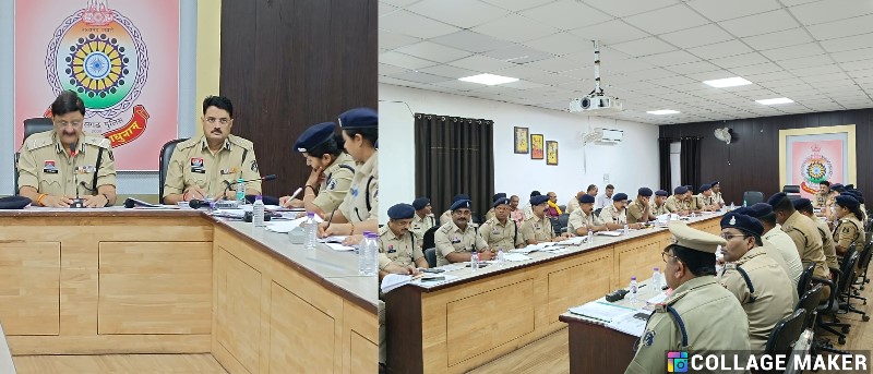 पुलिस महानिरीक्षक बिलासपुर रेंज बिलासपुर डॉ. संजीव शुक्ला ने ली बिलासपुर जिले की समीक्षा बैठक : सख्ती के साथ सुधार, आईजी संजीव शुक्ला ने पुलिसिंग को बताया मिशन, की चेतना अभियान की प्रशंसा.