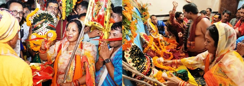 दोकड़ा में जगन्नाथ मंदिर के नव-निर्माण के उपरांत हुआ पुण्य प्रारंभ : जशपुर में श्री जगन्नाथ मंदिर के प्रतिमा प्रवेश उत्सव में सम्मिलित हुईं मुख्यमंत्री की धर्मपत्नी कौशल्या साय, प्रतिमा प्रवेश में उमड़ा श्रद्धा का सैलाब.