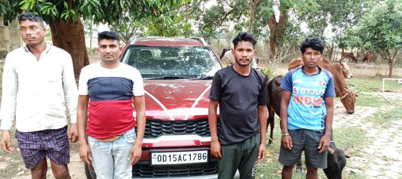 ऑपरेशन शंखनाद में जशपुर पुलिस की दोहरी सफलता : 21 गौ वंश मुक्त, 5 तस्कर गिरफ्तार, जंगल से कार तक छापेमारी, ऑपरेशन शंखनाद में दबोचे गए झारखंड-उड़ीसा के गौ तस्कर !