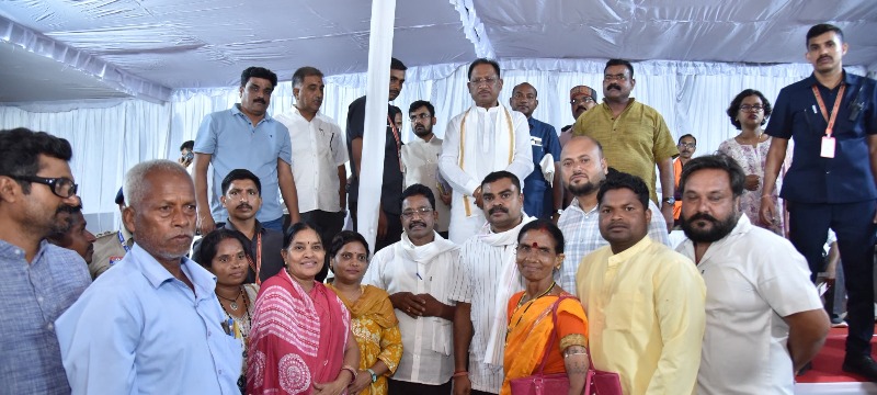 सरकार के कार्यों से प्रदेश में आ रही है खुशहाली : मुख्यमंत्री विष्णु देव साय