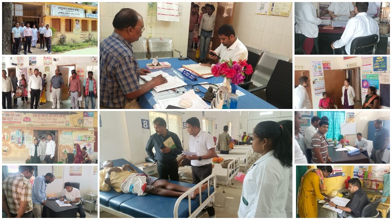 जशपुर : राजस्व अधिकारियों ने सामुदायिक एवं प्राथमिक स्वास्थ्य केन्द्रों का किया आकस्मिक निरीक्षण