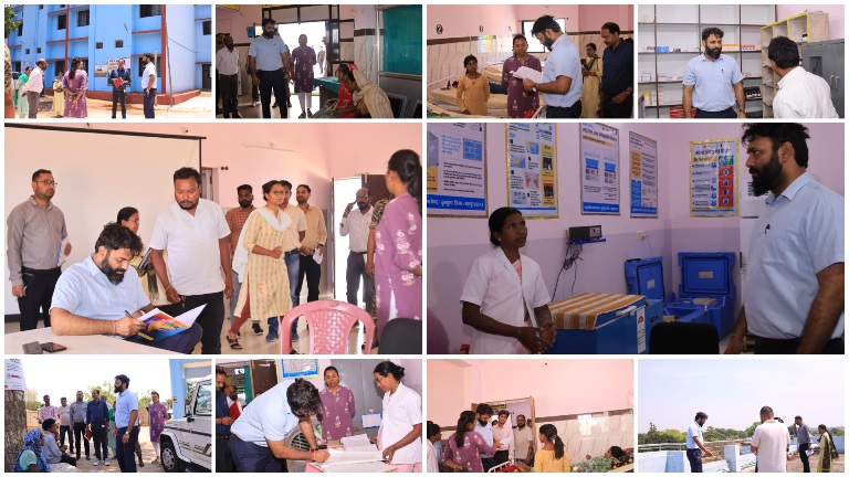 जशपुर कलेक्टर ने सामुदायिक स्वास्थ्य केंद्र दुलदुला का किया आकस्मिक निरीक्षण : डां प्रज्ञा एक्का, फार्मेसिस्ट ताज मोहम्मद, आपरेटर धर्मेंद्र को अनुपस्थित पाए जाने पर कारण बताओ नोटिस जारी करने के निर्देश