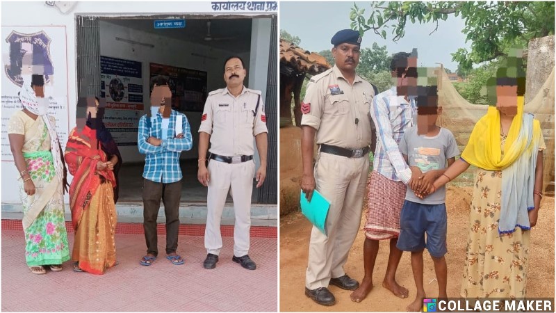 गुमशुदा व्यक्तियों को ढूंढने छत्तीसगढ़ पुलिस ने 1 से 30 जून तक चलाया ऑपरेशन तालश : जशपुर पुलिस ने तीन दिनों में सात गुमशुदा व्यक्तियों को ढूंढ किया परिजनों के सुपुर्द