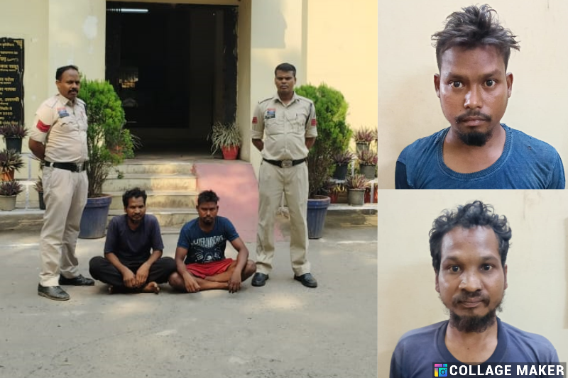 रायगढ़ पुलिस की कार्रवाई : दुर्घटना में खुला मवेशी तस्करी का राज, क्रूरता से भरे जा रहे थे छह पशु, एकताल में पिक-अप से हो रही थी मवेशियों की तस्करी, ओड़िशा के दो मवेशी तस्कर गिरफ्तार,