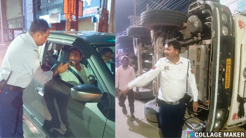 नशे में वाहन चलाने वालों पर पुलिस की बड़ी कार्रवाई : नशे में ड्राइविंग के खिलाफ बड़ा अभियान, बिलासपुर में 1229 प्रकरणों में 96 लाख का जुर्माना, दर्जनों लाइसेंस होंगे रद्द.