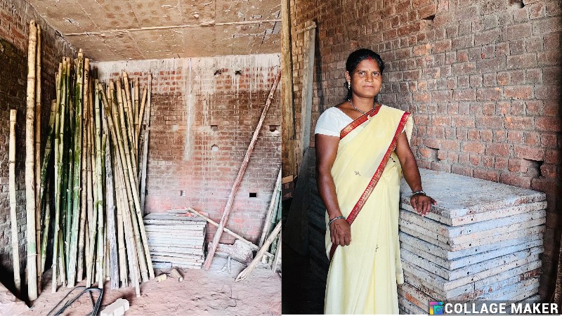 जशपुर : लालमती ने मजबूत इरादों के साथ बनाई अपनी खुद की पहचान, शटरिंग प्लेट के कार्य का कर रही बेहतर संचालन