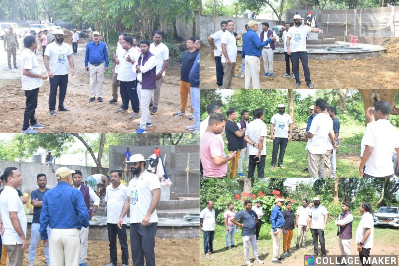 जशपुर : कलेक्टर ने अटल परिसर निर्माण कार्य का किया अवलोकन, जनपद अध्यक्ष, नगरपालिका अध्यक्ष सहित जनप्रतिनिधियों से नगर विकास पर की चर्चा