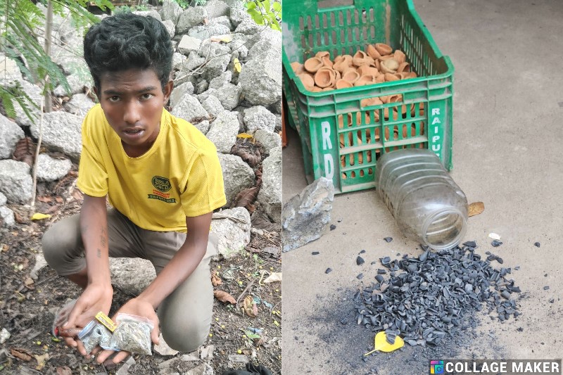 रायपुर : सार्वजनिक स्थान पर गांजा पीते 18 वर्षीय युवक को पुलिस ने रंगे हाथों पकड़ा, मौके से चिलम-गांजा जब्त, एनडीपीएस एक्ट के तहत किया गिरफ्तार, किया गया न्यायालय में पेश.