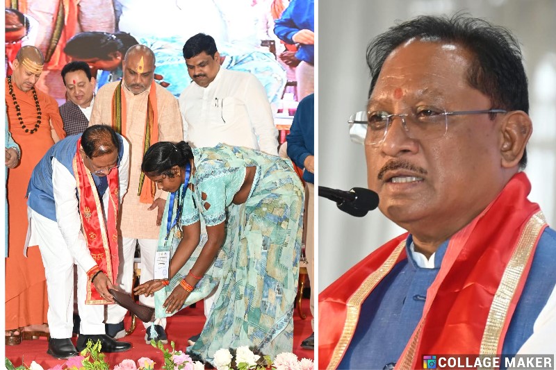 तेंदूपत्ता संग्राहकों के सम्मान में ‘चरण पादुका योजना’ का पुनः शुभारंभ – मुख्यमंत्री श्री साय