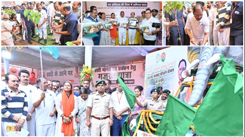 रणजीता स्टेडियम में मुख्यमंत्री ने ‘मां के नाम एक पेड़’ अभियान को किया प्रोत्साहित, पर्यावरण जागरूकता के लिए गजरथ रथ रवाना