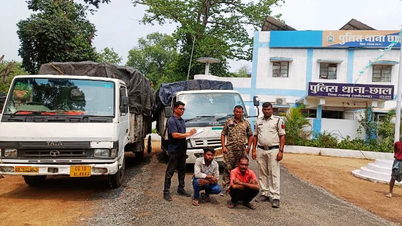 अवैध कबाड़ पर बड़ी कार्रवाई : दो वाहन पकड़े गए, ₹3.5 लाख का 77 क्विंटल अवैध कबाड़ जब्त, दो आरोपी गिरफ्तार.