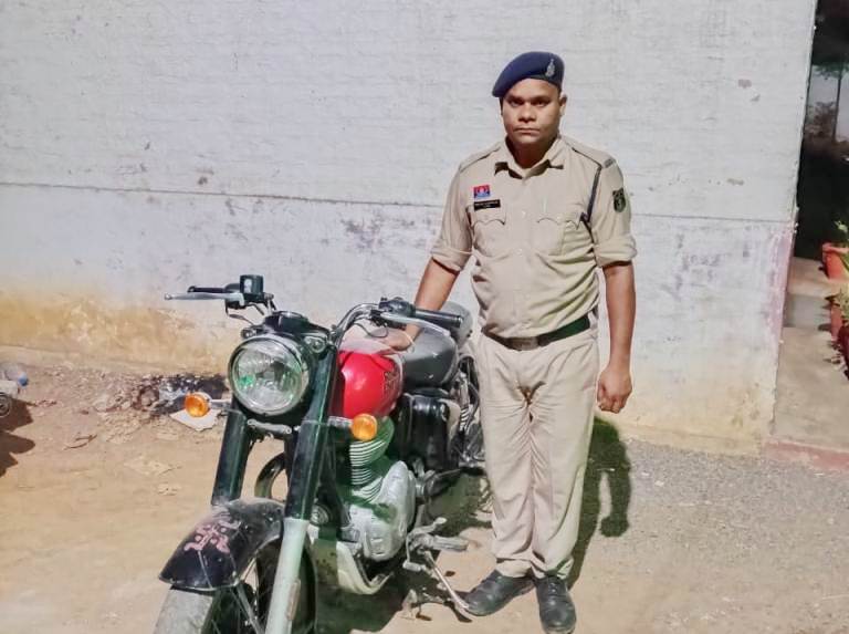 मोपका से चोरी गई बुलेट बाइक 24 घंटे में बरामद, पुलिस ने विधि से संघर्षरत दो नाबालिगों को पकड़ा