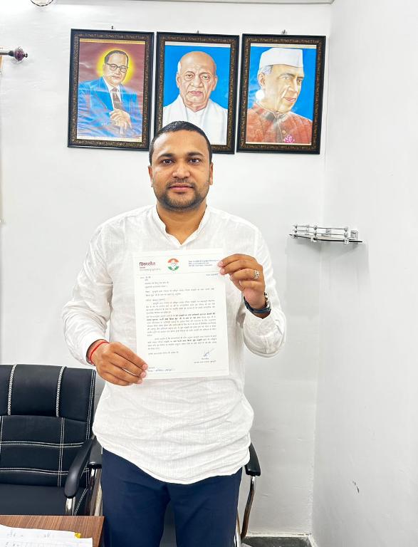 कुनकुरी नगर पंचायत अध्यक्ष विनयशील ने मुख्यमंत्री को भेजा पत्र, नगर में बन रही नालंदा परिसर लाइब्रेरी का नाम “धरती आवा बिरसा मुंडा” रखने की मांग