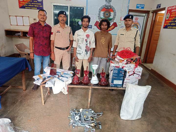 त्रिनयन ऐप की मदद से 24 घंटे में नकबजनी का खुलासा : सुपेला पुलिस की ताबड़तोड़ कार्रवाई, गैंग बनाकर चोरी करने वाले दो युवक और एक विधि से संघर्षरत बालक गिरफ्तार.