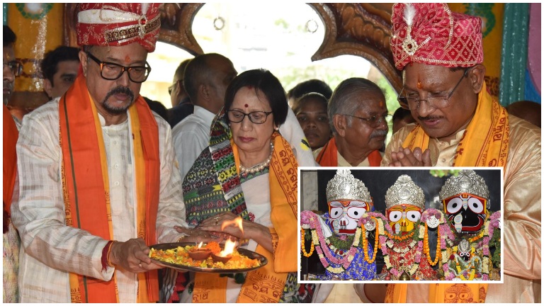 रायपुर में पुरी जैसी रथ यात्रा : राज्यपाल रमेन डेका और मुख्यमंत्री विष्णु देव साय ने निभाई छेरापहरा की रस्म, जगन्नाथ रथ यात्रा महोत्सव में उमड़ा आस्था का सैलाब