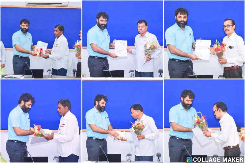 जशपुर : कलेक्टर ने पशुधन विकास विभाग के 1 अधिकारी और 2 कर्मचारियों के सेवानिवृत्त होने पर शाल श्रीफल और पेंशन अदायगी देकर सम्मानित किया