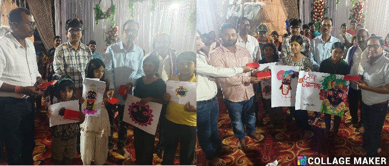 बाहुड़ा रथ यात्रा की अंतिम तैयारी पूरी : दोकड़ा में दुलदुली बाजा और भजन संध्या के साथ भव्य आयोजन को तैयार श्रद्धालु, जगन्नाथ महाप्रभु की रथ यात्रा से पहले दोकड़ा में चित्रकला प्रतियोगिता, बच्चों की कल्पनाओं में बसी भक्ति की छवि.