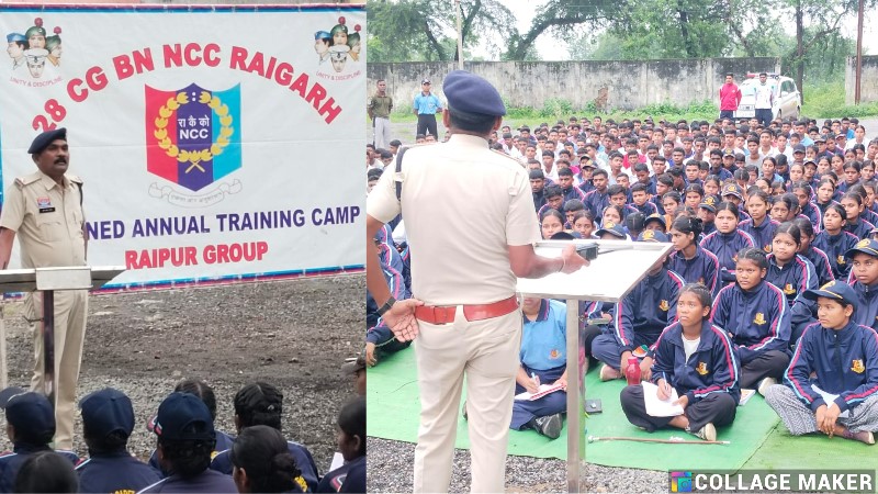 यातायात नियमों पर रायगढ़ पुलिस का विशेष जागरूकता सत्र : एनसीसी कैडेट्स को मिली सड़क सुरक्षा की सीख, एनसीसी कैडेट्स को ट्रैफिक नियमों की दी गई ट्रेनिंग, चार जिलों से पहुंचे 300 कैडेट्स.