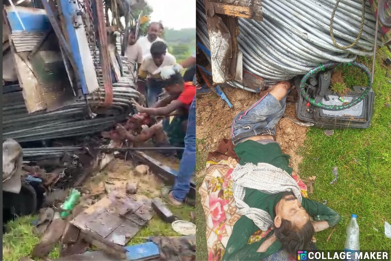 “मौत सामने थी, लेकिन मददगार पीछे नहीं हटे” — जशपुर में ट्रक हादसे के बाद जीवन बचाने की जद्दोजहद, इंसानियत ने जीती लड़ाई ; जशपुर के काईकछार में बड़ा सड़क हादसा – स्टेयरिंग फेल होते ही पलटा भारी ट्रक!