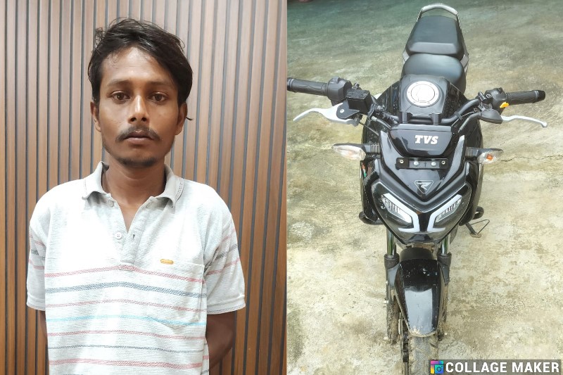 खमतराई पुलिस और साइबर यूनिट की संयुक्त कार्रवाई : मोटरसाइकिल चोरी करने वाला आरोपी दीपक निर्मलकर रायपुर में गिरफ्तार, पुलिस ने बरामद की ₹60,000 की बाइक, वाहन चोर भेजा गया जेल.