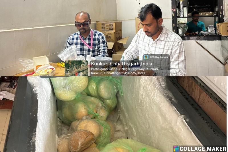 खाद्य सुरक्षा को लेकर सख्त हुआ प्रशासन, जशपुर में मिठाई दुकानों और मेडिकल स्टोर्स पर गहन जांच अभियान शुरू