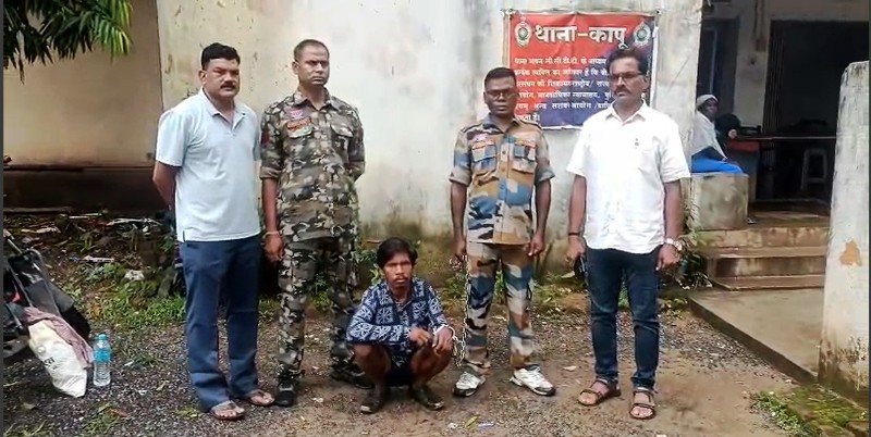 इंचपारा हत्याकांड : पत्नी की हत्या करने वाला पति गिरफ्तार, कापू पुलिस ने 24 घंटे के भीतर आरोपी पति को किया गिरफ्तार, घटनास्थल से हथियार किया बरामद, भेजा गया रिमांड पर.