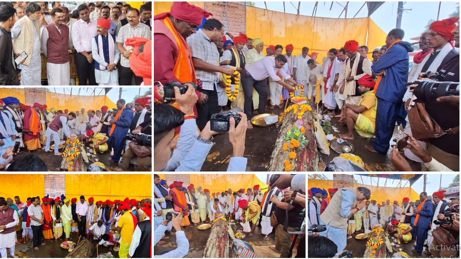 पाट जात्रा के साथ शुरू हुआ विश्व प्रसिद्ध ऐतिहासिक बस्तर दशहरा : जनप्रतिनिधियों सहित मांझी-चालकी, मेम्बर-मेम्बरीन, पुजारी-गायता और बड़ी संख्या में जनसमुदाय हुआ शामिल