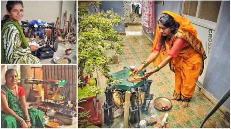 कृषि यंत्रों की पूजा से टेक्नोलॉजी तक का सफर: हरेली पर ड्रोन दीदियों ने दिखाया महिला सशक्तिकरण और तकनीक का संगम
