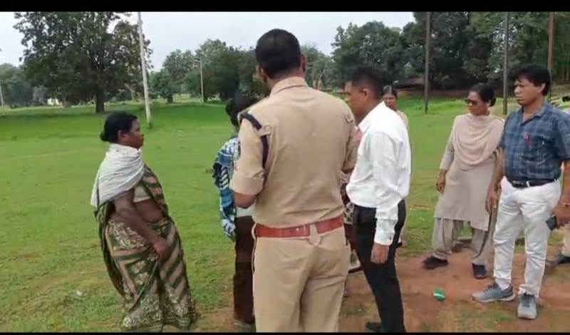 सिंगीबहार में निर्माणाधीन विद्युत सब स्टेशन के कार्य में व्यवधान डालने वाले असामाजिक तत्वों पर की गई दाण्डिक कार्यवाही