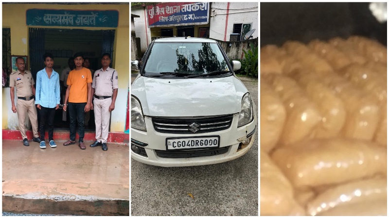 जंगल की गांजा-गाड़ी पहुंची शहर की सीमा, ऑपरेशन आघात में जशपुर पुलिस ने पकड़ी 1 क्विंटल 21 किलो गांजा की खेप, दो तस्कर गिरफ्तार!
