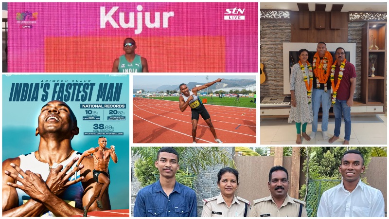घुइटांगर से ग्रीस तक: अनिमेष कुजूर ने 100 मीटर दौड़ में रचा भारतीय एथलेटिक्स का इतिहास